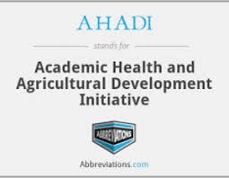 Academic, health and agricultural development initiative | Poverty Alleviation